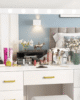 Vanity Large Makeup Dresser with LED Bulbs | Serenity Unleashed in UAE – Zohaib Furniture