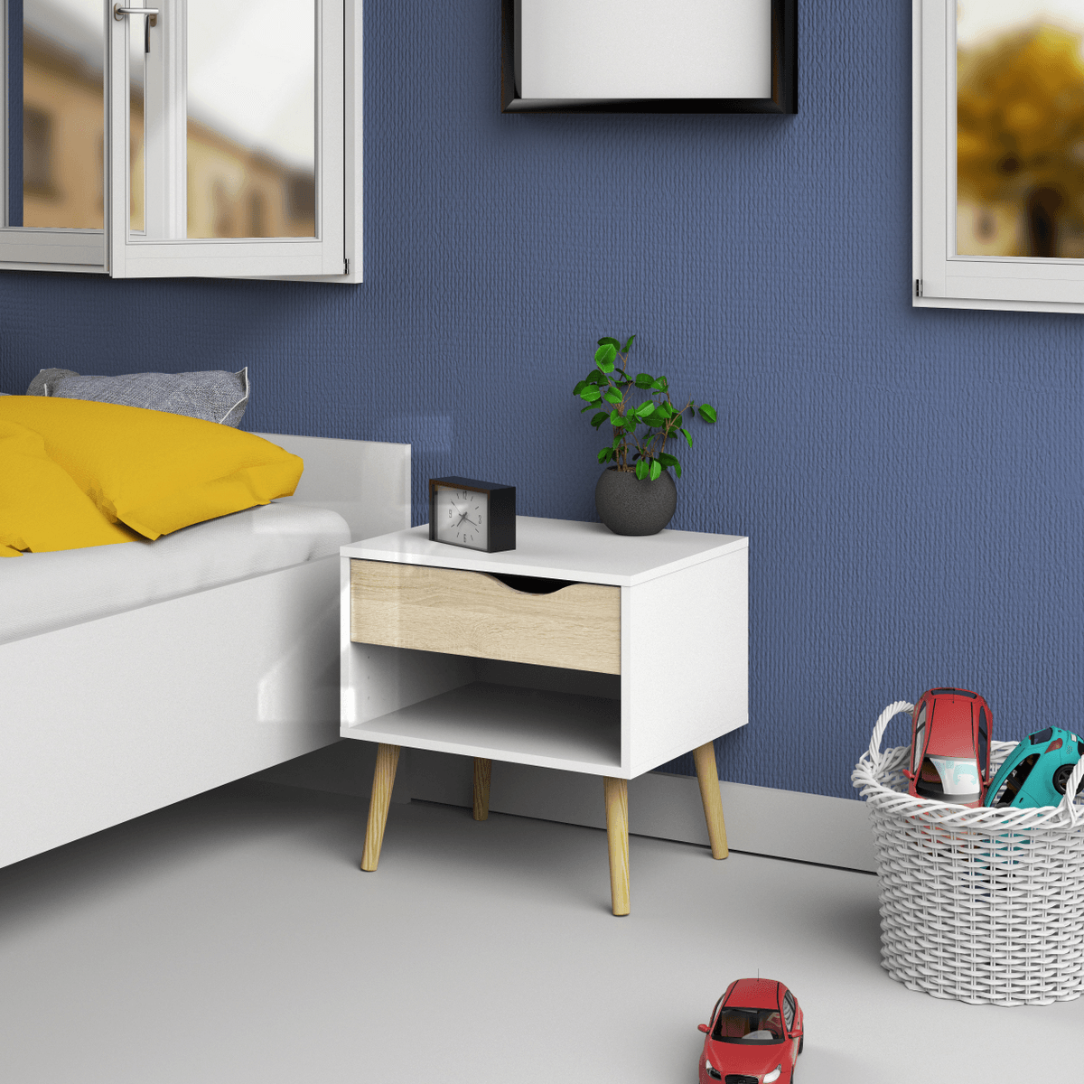 Oslo 1-Drawer Nightstand-1.png Oslo 1-Drawer Nightstand