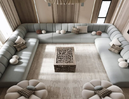 Arabic Majlis in Abu Dhabi collection By Zohaib Furniture